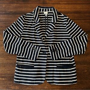 a new day Women's Black and White Blazer